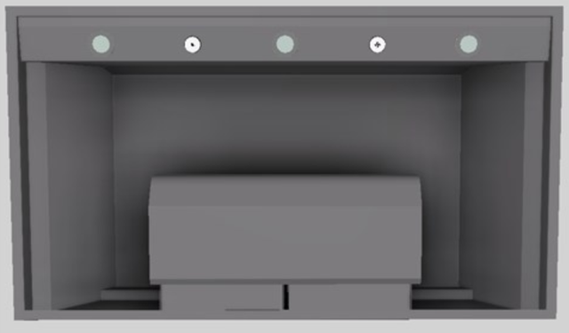 Vent-A-Hood® Designer Series 42" Gunsmoke Wall Mounted Range Hood-3