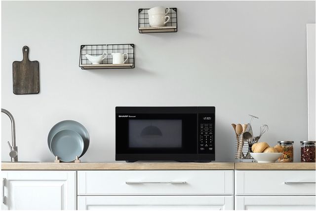 Sharp 1.1 Cu. Ft. Black Countertop Microwave Sharp 1.1 Cu. Ft. Black Countertop Microwave