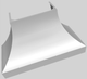Vent-A-Hood® Designer Series 54" Stainless Steel Wall Mounted Range Hood-4
