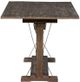 Fairfield® Rustique Brown Flip-Top Table-4