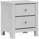 Elements International Sami White Youth Nightstand-0