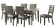 Elements International 14.5 Copper 7-Piece Grey Dining Set-3