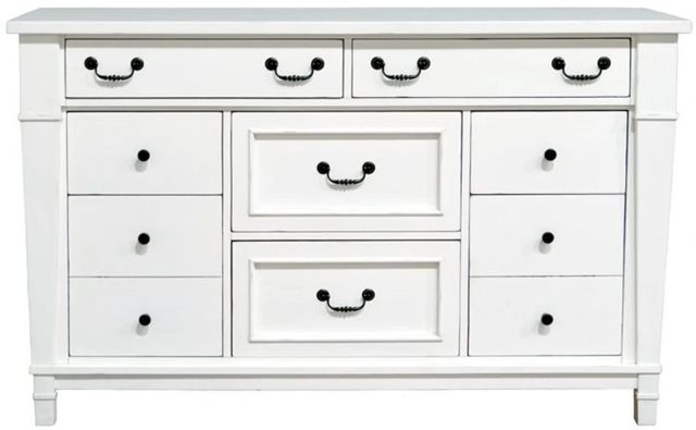 Emerald Home Stoney Creek Antique White Dresser-2