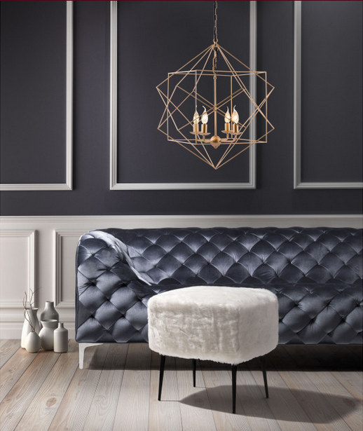 Zuo® Modern Penta Gold Ceiling Lamp-2