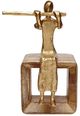 A & B Home Gold Musician Decorative Figurine-1
