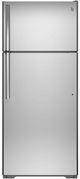 GE® 17.5 Cu. Ft. Top Freezer Refrigerator-Stainless Steel-0
