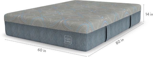Rize Home RZ Cool Flex Pro 14" Hybrid Plush Smooth Top Queen Mattress in a Box-3