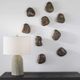 Uttermost® Pebbles 9-Piece Walnut Brown Wall Decor Set-1
