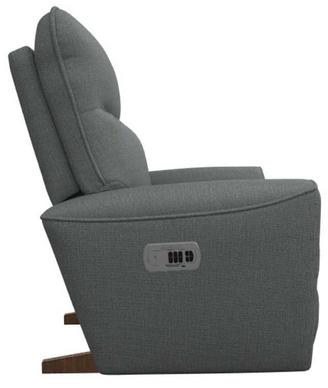 La-Z-Boy® Belmont Graphite Power Rocking Recliner with Headrest-3