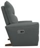 La-Z-Boy® Belmont Graphite Power Rocking Recliner with Headrest-3