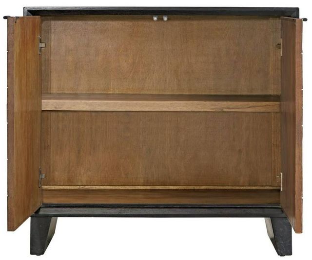 Uttermost® Muestra Black/Woodtone Cabinet-3