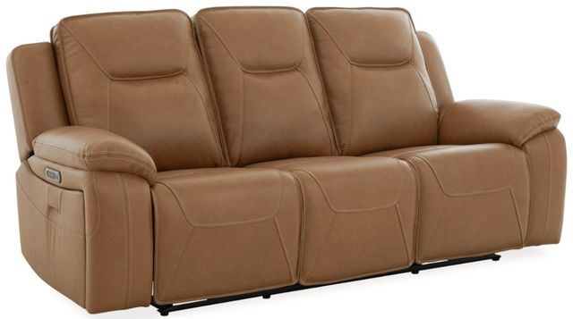 Liberty Furniture Callihan York Butternut Leather Power Reclining Sofa-0