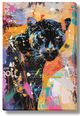 Classy Living Expressive Electrified Urban Panther Wall Art-0