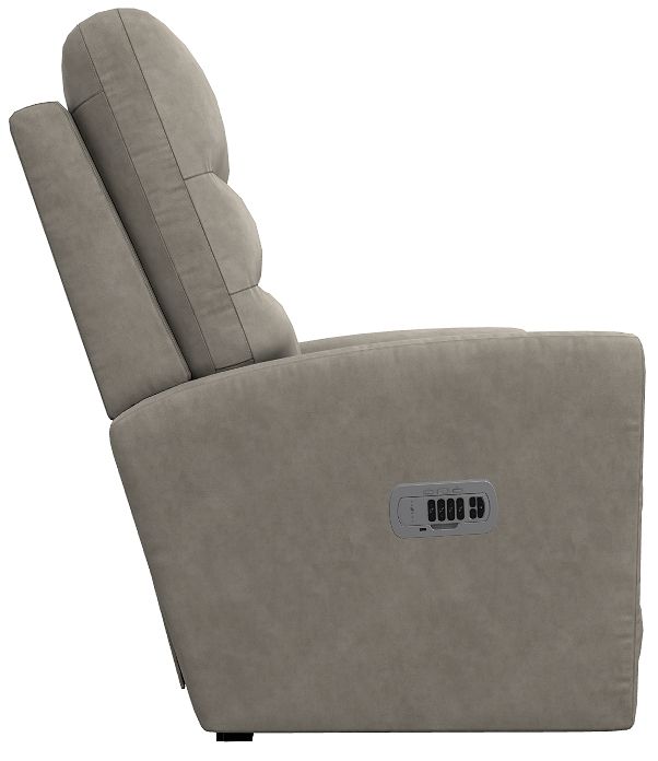 La-Z-Boy® Liam Pebble Power Wall Recliner with Headrest and Lumbar-2