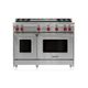 Wolf® 48" Stainless Steel Pro Style Natural Gas Range-0