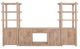 International Furniture Direct Balam Stained White TV Stand-0