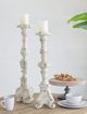 A & B Home Magnesia White 27" Candle Holder-2
