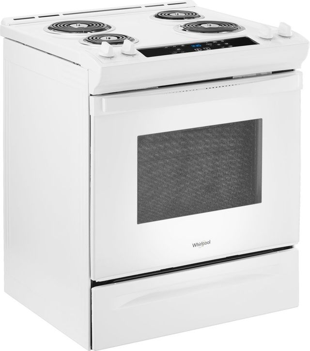 Whirlpool® 30" White Freestanding Electric Range with Frozen Bake™ Technology-2