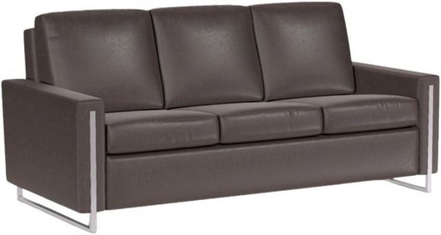 American Leather® Customizable Sulley Leather Queen Plus 80” Sleeper Sofa-0