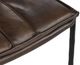 Classic Home Mayer Black/Truffle Brown 26" Leather Counter Stool-4