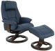 Fjords® Customizable Admiral R Classic Comfort Large Manual Reclining Chair with Footstool-3