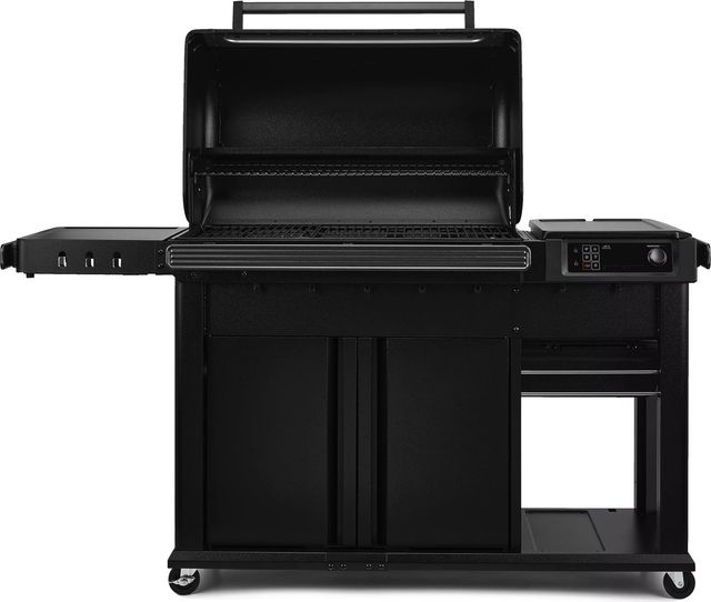 Traeger® Woodridge® Pro Plus 67" Black Freestanding Wood Pellet Grill-1