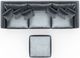 Jackson Furniture Remington 4-Piece Slate Small Spaced Sectional with Ottoman-3