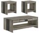 Crown Mark Rangley 3-Piece Brown/Gray Occasional Table Set-0