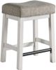 Intercon Drake French Oak/Rustic Gray Backless Stool-0