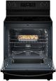 Whirlpool® 30" Black Freestanding Electric Range with No Preheat Mode and Steam Clean-2