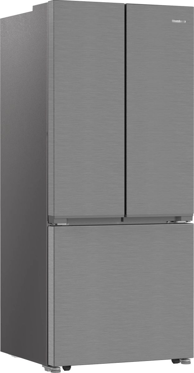 Blomberg® 30" 16.1 Cu. Ft. Fingerprint Free Stainless Steel Counter Depth French Door Refrigerator-1