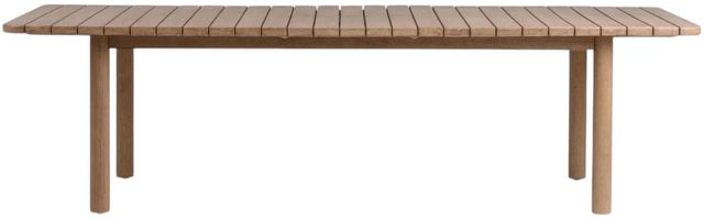 Classic Home Dawson Butterscotch Wooden Outdoor Extendable Dining Table-2