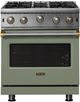 Viking® 5 Series 30" Eucalyptus Pro Style Natural Gas Range-0