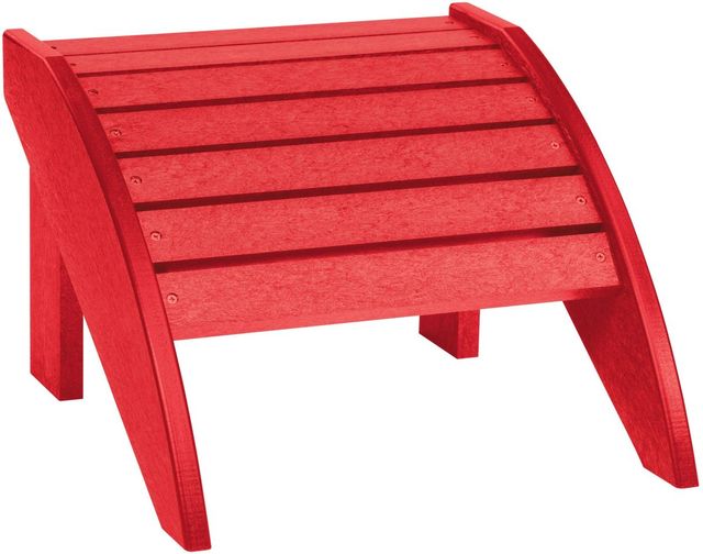 C R Plastic Red Footstool-0