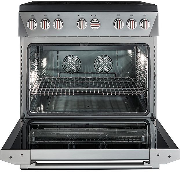 Forza™ 36" Stainless Steel Pro Style Natural Gas Range-2