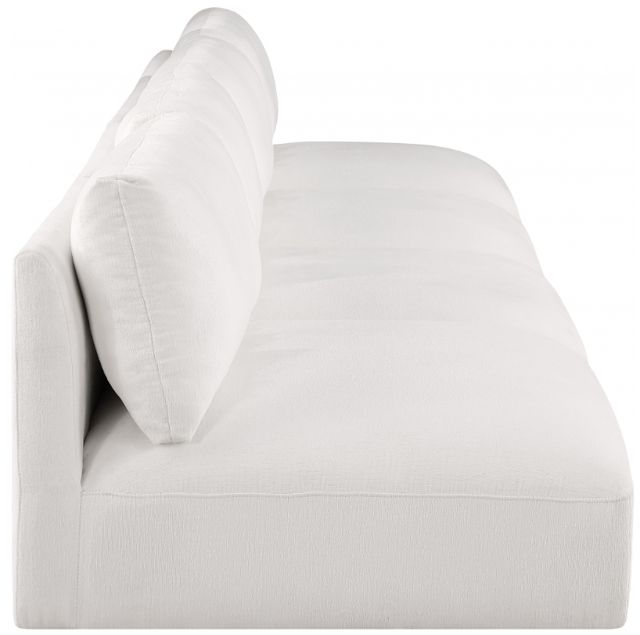 Meridian Furniture Ease 4-Piece Cream Armless Modular Sofa-2