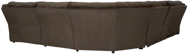 Signature Design by Ashley® Top Tier 6-Piece Chocolate Right Arm Facing Manual Reclining Sectional Sofa with Chaise-2