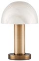 Currey & Company La Gravite Brass/Natural Mini Table Lamp-0