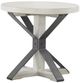 Legacy Classic Coming Home Chalk Round End Table with Gray Base-0