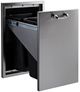 LYNX® Professional Classic 20" Stainless Steel Outdoor Trash and Recycle Center-1