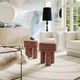 TOV Furniture Claire Brown Accent Stool-1