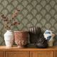 TOV Furniture Visha Blue/Cream Terracotta Decorative Vase-1