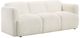 Coaster® Dorset White Upholstered Sofa-0