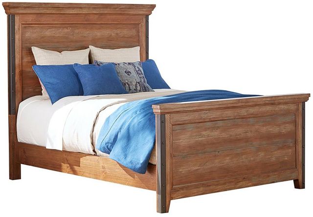 Intercon Taos Canyon Brown Queen Standard Bed-0