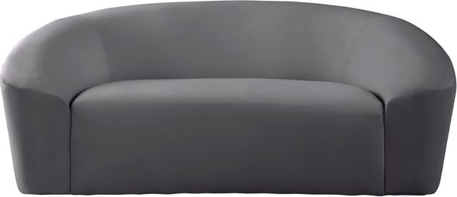 Meridian Furniture Riley Grey Velvet Loveseat-0