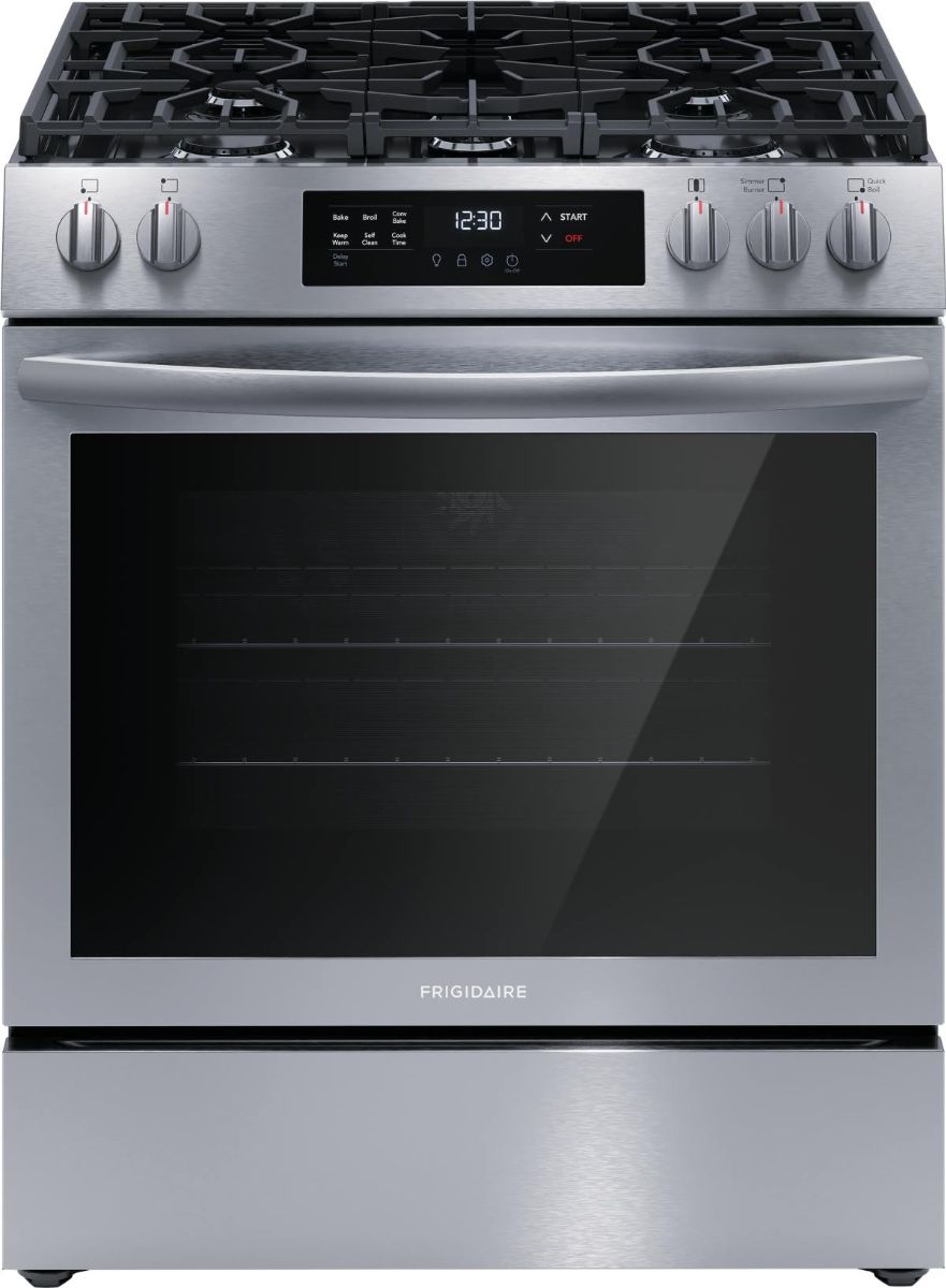 Frigidaire® 30" Stainless Steel Slide In Gas Range