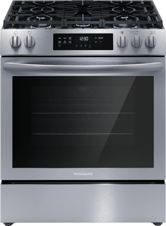 Frigidaire® 30" Stainless Steel Slide In Gas Range