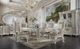 ACME Furniture Vanaheim 2-Piece Antique White/Beige Dining Arm Chair Set-1