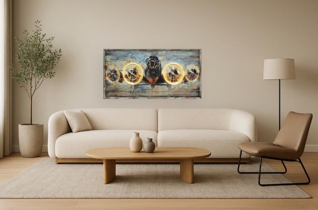 Classy Living Luminous Aviation Majesty LED in Frame Wall Art-1