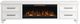 Legends Home Real Cozy Sonoma Jasmine White 98" Fireplace Console-3